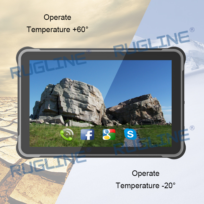 Industrial Laser Scanner - Rugline-産業用頑丈なタブレット、Android 11.0、10.1インチ、4Gバーコードスキャナー、UHFリーダー