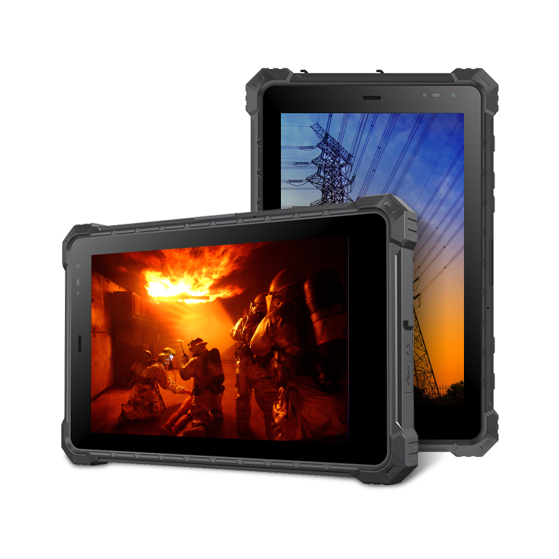 Industrial Laser Scanner - オプションの耐爆機能付き8インチ堅牢型Android 4Gタブレット、RAM 64GB、ROM 10000mAhバッテリー、GSM/4G WiFi、IP68防水、産業用/屋外用タブレット