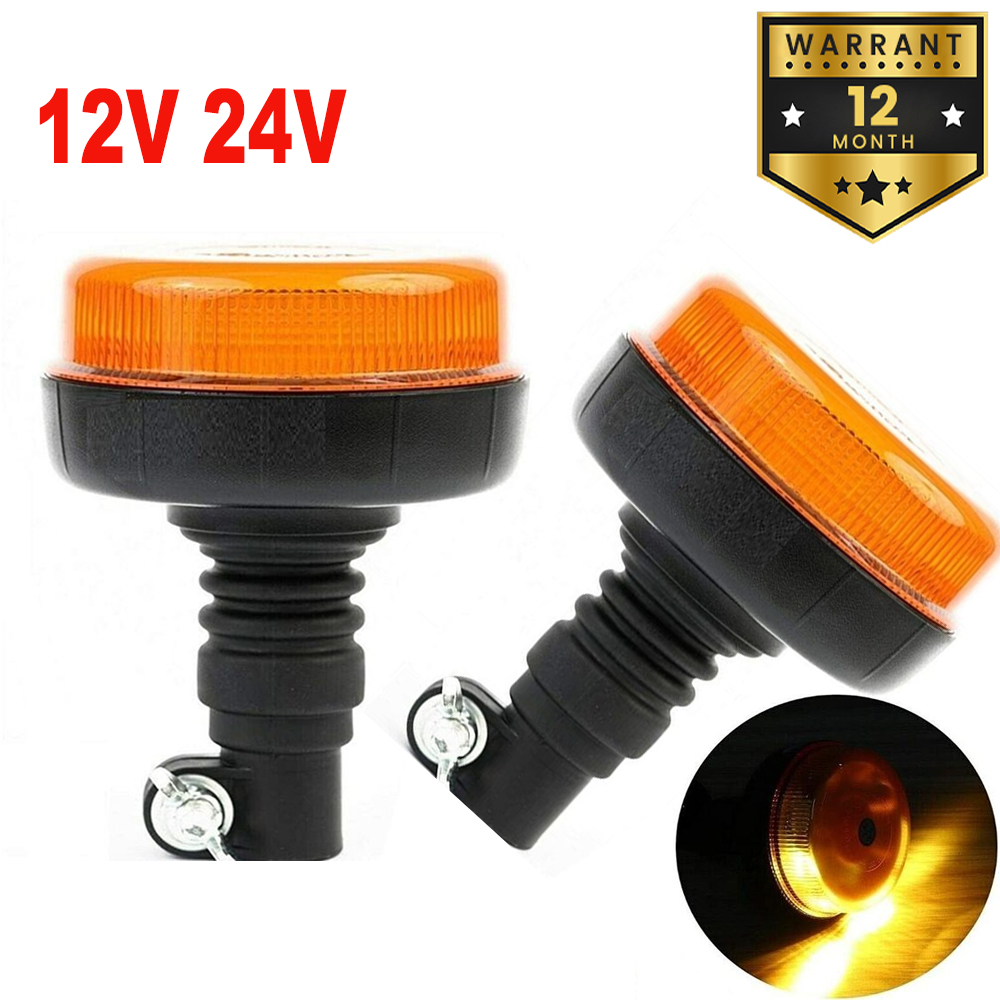 Industrial Laser Pointer 24V - 2個入り 12V 24V 車用 アンバー警告灯 緊急ストロボライト