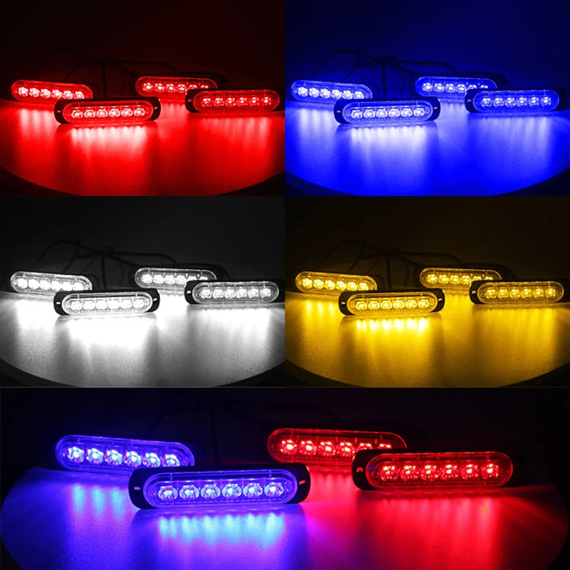 Industrial Laser Pointer 24V - 24 LEDストロボライト ワイヤレス 車用フラッシュライト 車載LED 12V