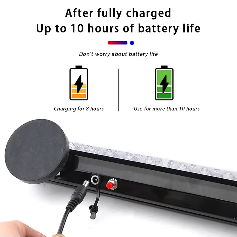 車の充電式警告灯点滅マグネット吸引ポータブル LED 天井ス - Industrial Laser Pointer 24V のレビューと価格