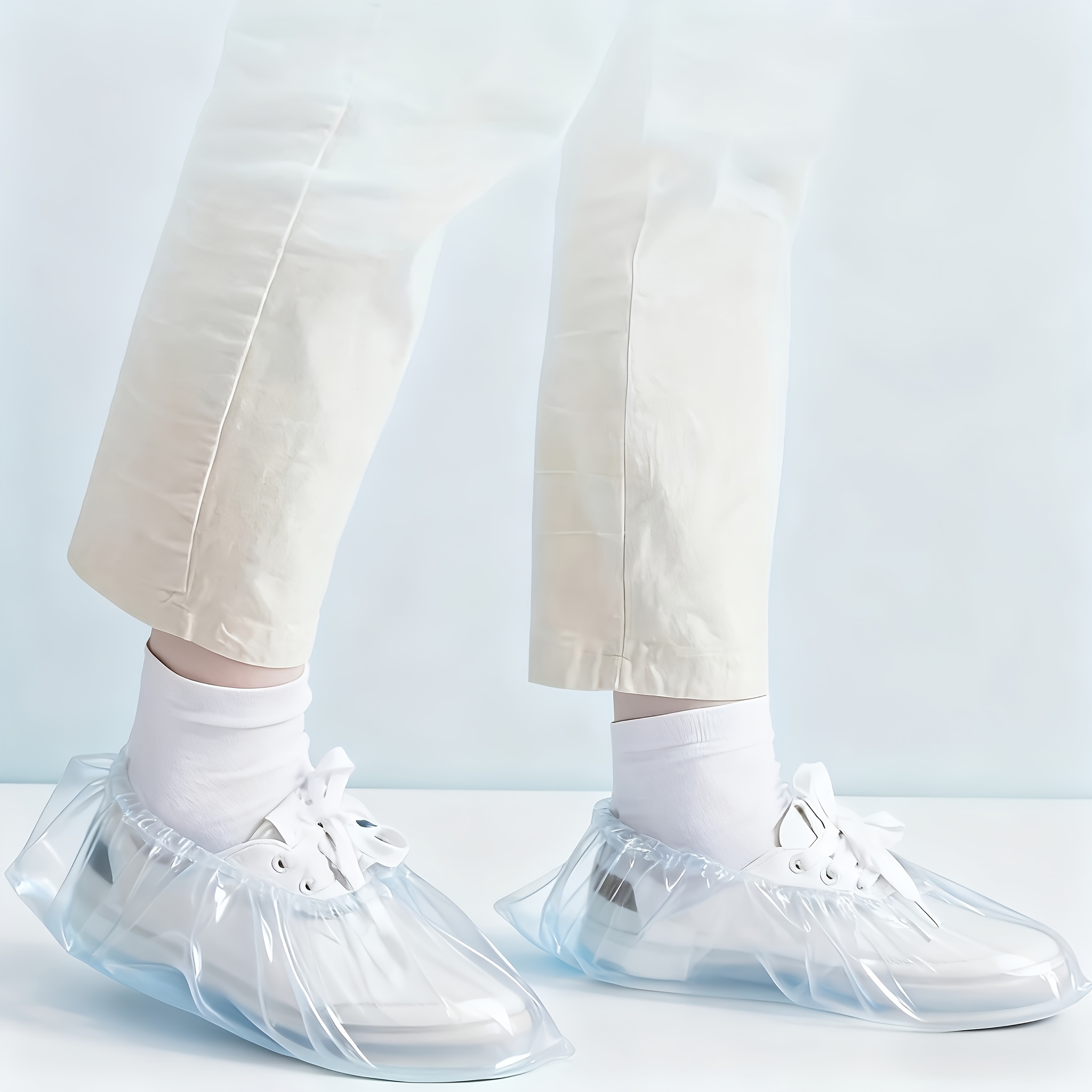 200個入り使い捨てプラスチック製靴カバー、防水防塵ブーツカ - Dust Shoe Cnc のレビューと価格