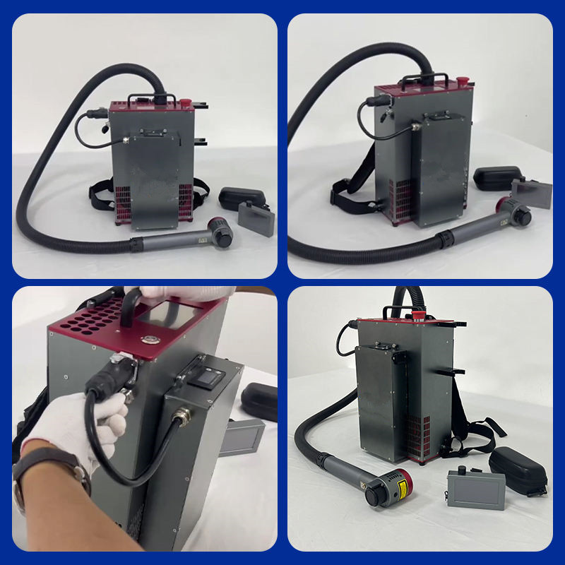 バックパックポータブル型ハンドヘルドレーザークリーナー錆除去 - Industrial Laser Rust Removal Machine Price のレビューと価格