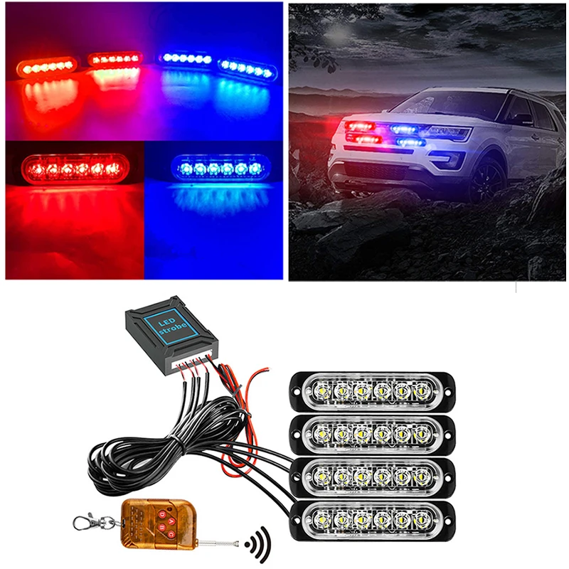 24 LEDストロボライト ワイヤレス 車用フラッシュライト - Industrial Laser Pointer 24V のレビューと価格