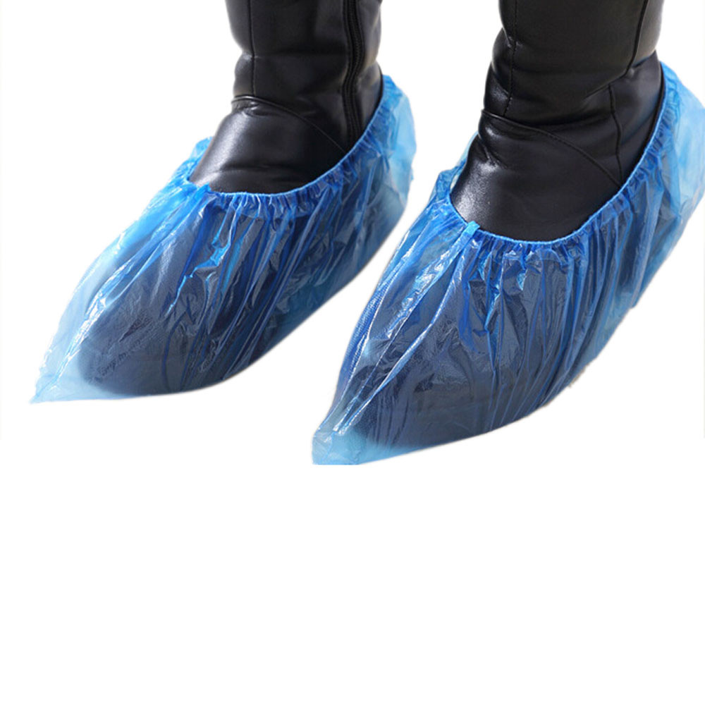 100 個のプラスチック使い捨て靴カバークリーニングオーバー - Dust Shoe Cnc のレビューと価格