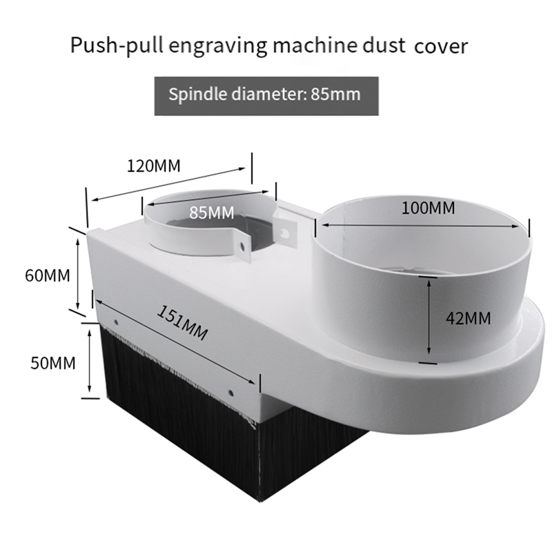 CNCルーター用集塵機、靴彫刻機、スピンドルカバー、直径85 - Dust Shoe Cnc のレビューと価格