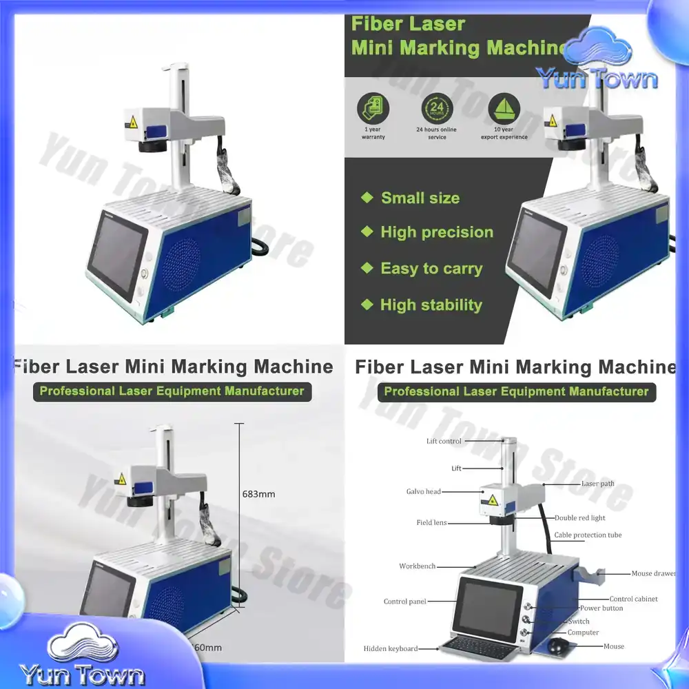 ファイバーレーザーマーキングマシン 100W 金属リングステ - Industrial Laser Marking Machine のレビューと価格