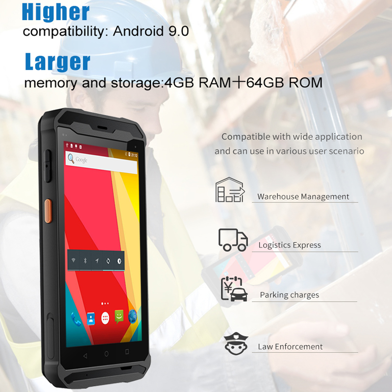 RUGLINE 5.5 インチ Android PDA 4G - Industrial Laser Scanner のレビューと価格