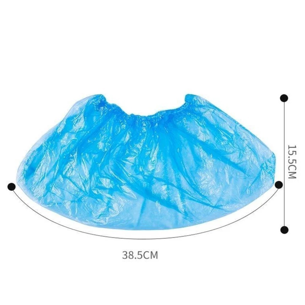 100枚入り使い捨て防水靴カバー、滑り止め付きプラスチック製 - Dust Shoe Cnc のレビューと価格