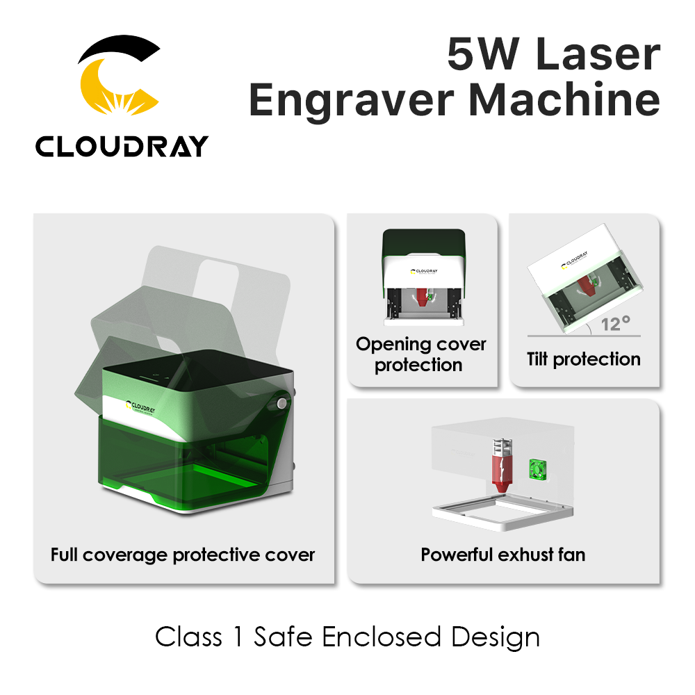 Cloudrayレーザー彫刻機BM1マークプリンターカッター - Industrial Laser Tool のレビューと価格